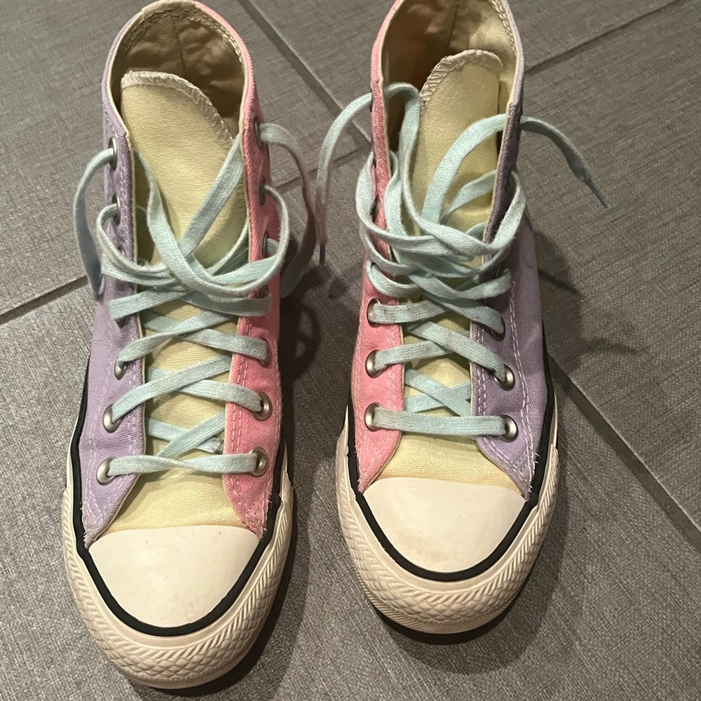 COPY - Pastel multi-color converse